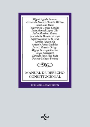 MANUAL DE DERECHO CONSTITUCIONAL. 14ª EDICIÓN (2024)