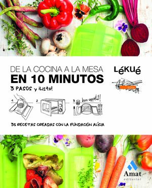 DE LA COCINA A LA MESA EN 10 MINUTOS. Lékué. 9788497356688 Librería COMPAS  Universidad